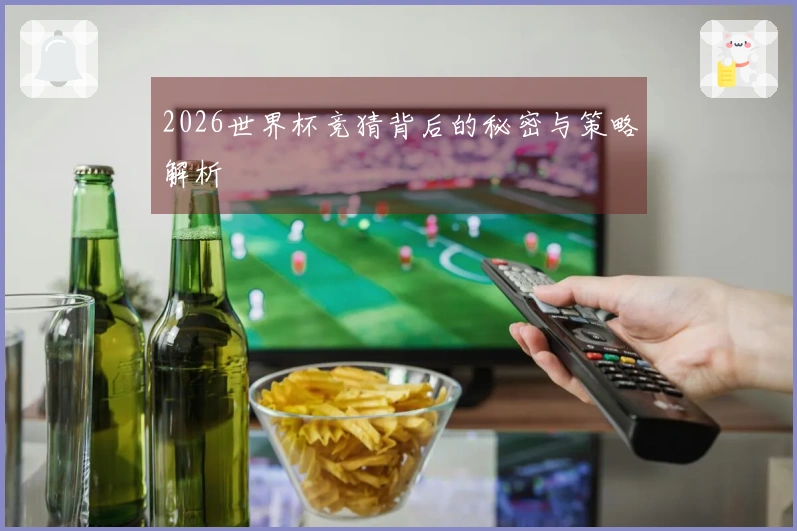 2026世界杯竞猜背后的秘密与策略解析